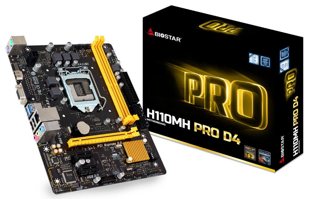 BIOSTAR H110MH Pro D4 Motherboard Review