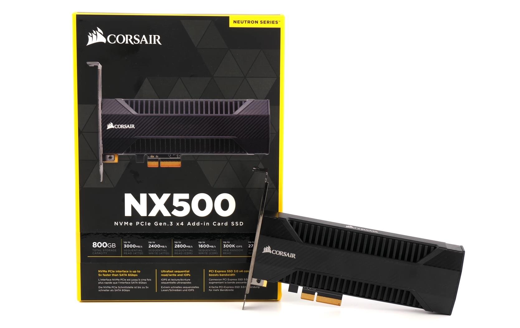 CORSAIR NEUTRON NX500 NVMe PCIe AIC SSD Review
