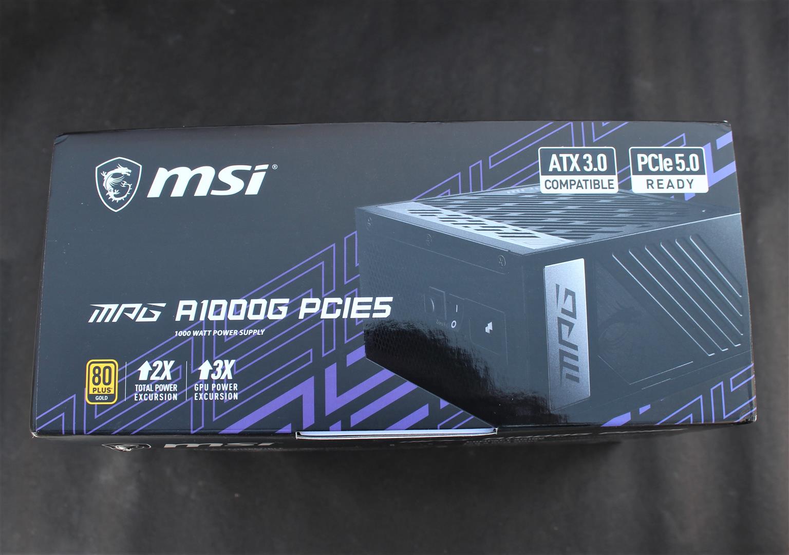 MSI MPG A1000G PCIE5, 1000W, 80PLUS Gold (MPG A1000G PCIE5)
