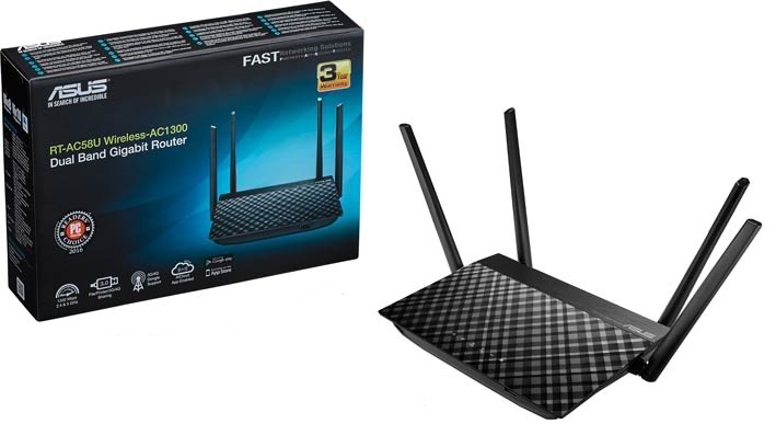 Asus Wireless Dual Band Gigabit Router RT-AC1300UHP