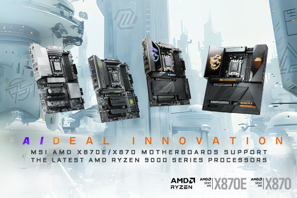 MSI AMD X870E/X870 Motherboard Lineup